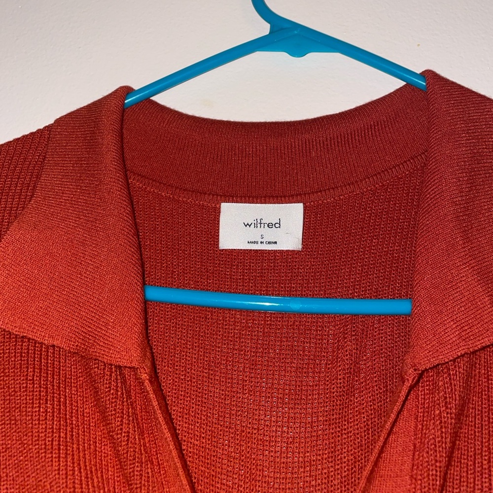 Wilfred Orange Button-Down Dress - image 4